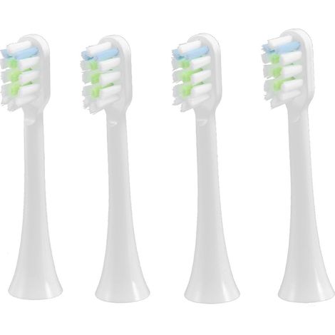 Lot de 4 têtes de brosse à dents électriques blanches SOOCAS V1X3/X3U X1/X3/X5 (1/5)