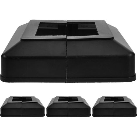 Embouts de poteaux carrés en plastique Unomor 60x60 mm (1/5)