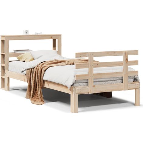 Lit adulte,Cadre de lit avec tête de lit sans matelas 75x190 cm CFW2693473 (1/5)