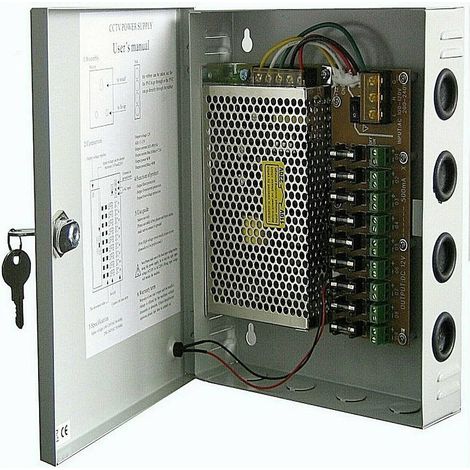 Trade Shop - STROMVERSORGUNGSFELD 12 VOLT 18 KANÄLE STEUEREINHEIT 20A 220VDC -