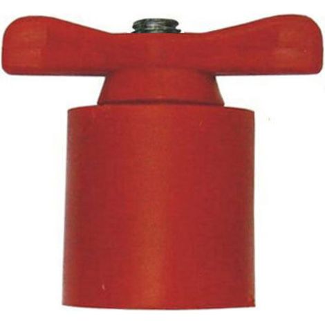 Terminal de derivación positivo de batería rojo, tipo arelco