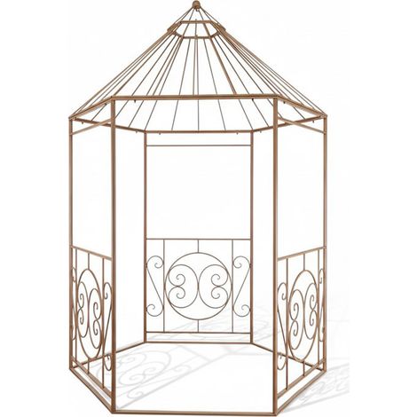 Gloriette octogone fer 295x183x183cm