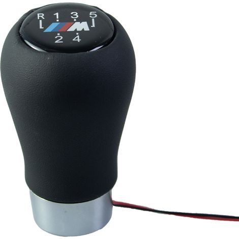 Passend für BMW-Fahrzeuge, individueller Schalthebel mit roter LED-Beleuchtung, manuelles Getriebe, Standard-5-Gang-Getriebe, ein Set. (1/3)