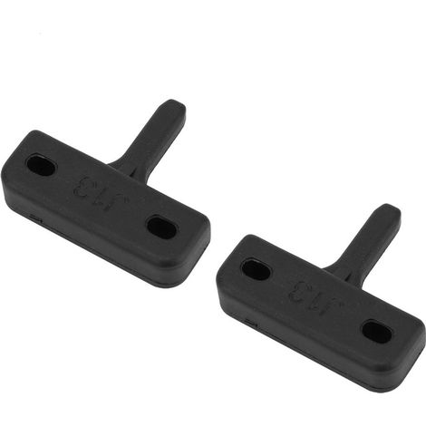 Kit de 2 fixations pour fenêtres de serre, robustes et durables, avec chevilles plates. (1/5)
