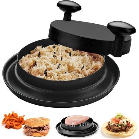 Chicken Shredder Tool, Meat and Food Shredder with Handles and Non-Slip Base, Manual Meat Grinder for Chicken, Pork, Beef, Salad (1/3)