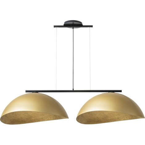 Lampada a sospensione Solar nero/oro 2xE27 Sigma 68cm (1/3)