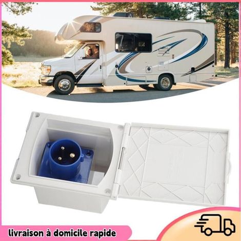 Boîte de prise de courant - DILWE - RV - Imperméable IP44 - Installation facile - 16A