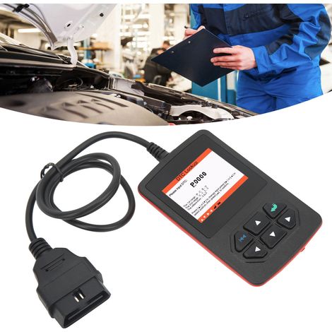 Der Motorfehlercodeleser ist ein vollständiges und funktionsfähiges OBDII-Diagnosegerät, das mit allen Fahrzeugen ab Baujahr 1996 kompatibel ist. (1/5)