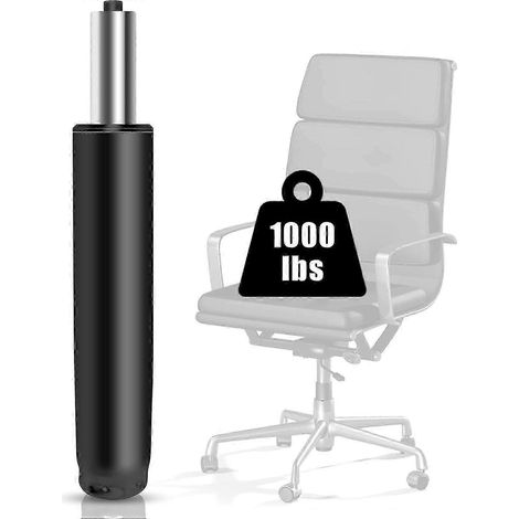 Vérin à gaz pour chaise de bureau 2026 1000LB (450 kg) - Neuf, noir (1/5)