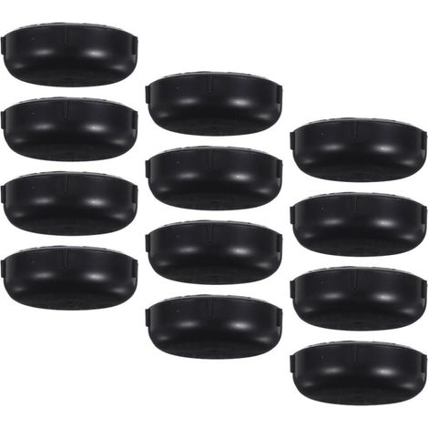 Lot de 12 patins en plastique pour pieds chaises et tabourets, (1/5)