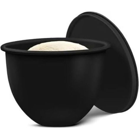 Set aus Silikoneinsätzen für Rührschüsseln von Standmixern, lebensmittelechte Einsätze mit Ausgießer, Deckel, spülmaschinen- und mikrowellengeeignet, hitzebeständig bis -40 °C (1/4)