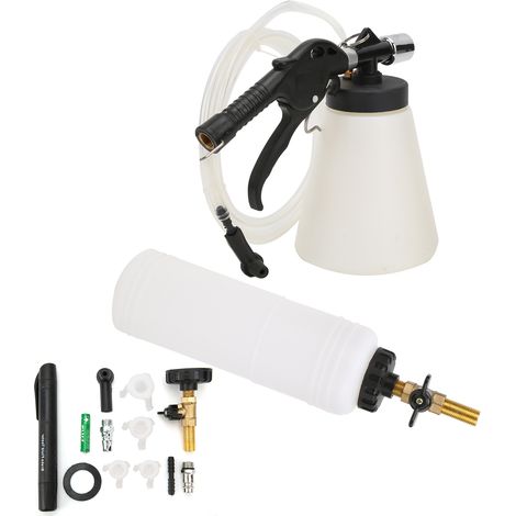 Kit de purge de liquide de frein pneumatique, outil de remplacement d'huile avec stylo testeur pour automobiles, remorques et camping-cars (1/5)