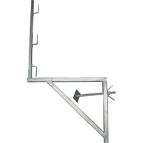 Console de maçonnerie galvanisée Lg 1.00 m avec tige 1.00 m