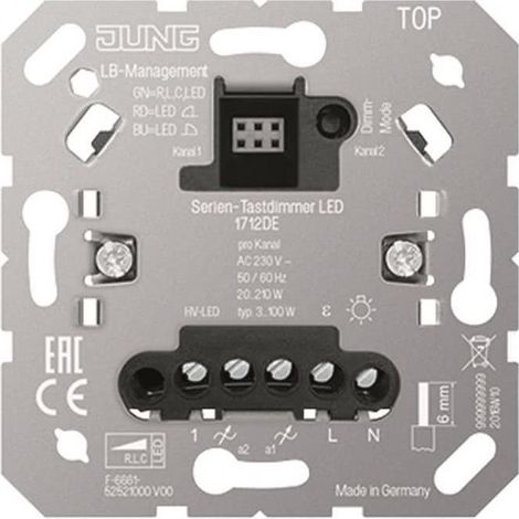 JUNG 4011377166929 1712DE DIMMER UNIVERSALE LED