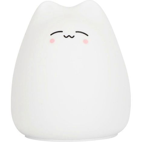 Lampe de table mini en silicone, veilleuse pour chambre d'enfant, 7 couleurs LED, protection des yeux (1/4)