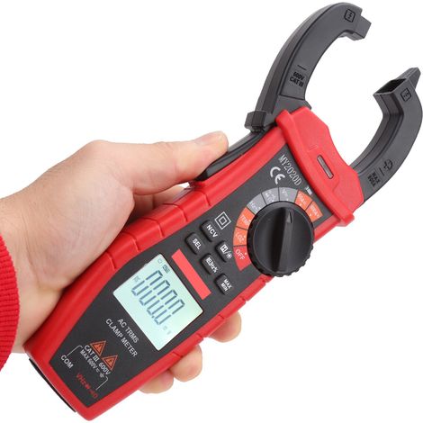 Digitales Zangenmultimeter, Handmultimeter mit LCD-Anzeige, Gleich- und Wechselstromprüfer, Messgerät MY2020D (1/5)