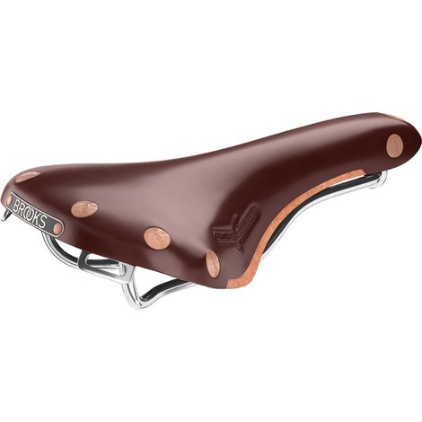Selle Vélo En Cuir Marron Profilée - Confort Sportif Et élégance - Brooks