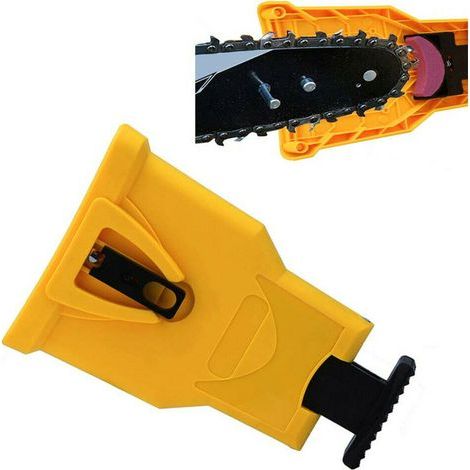 4 affûteurs de chaîne pour tronçonneuse, outils d'affûtage de guide-chaîne (1/5)