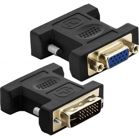 Techly Adattatore Video Analogico DVI-I Maschio/VGA Femmina (1/5)