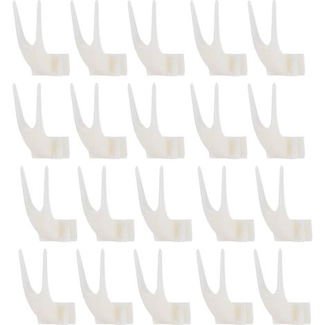 Forchetta da frutta per uccelli – plastica – 3,5x1,5 cm – gabbie per animali – compatta e robusta