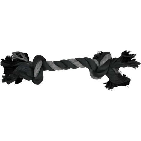 Jouet nœud en coton pour chien - Accessoire mordillage naturel (1/4)