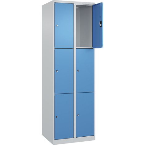 FRANKEL kaiserkraft, Vestiaire à trois cases Evolo PLUS, 2 (1/2)