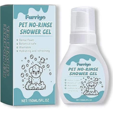 Furriyo Pet Wash Mousse Reinigungsschaum für Katzen und Hunde – Ganzkörperreinigung und Fleckenentfernung, Pflegeprodukte für Haustiere (1/5)