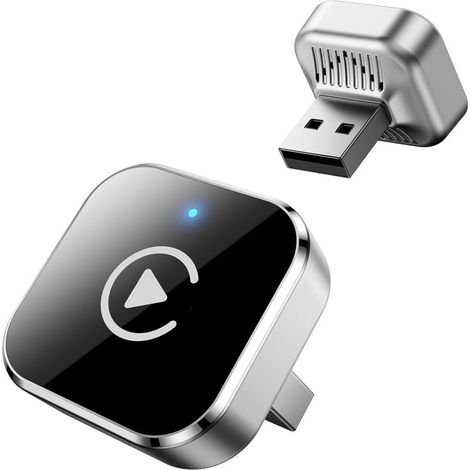 CarPlay sans Fil Adapter & Android Auto sans Fil, Connexion Automatique Rapide et Stable, Mini Dongle 2-en-1 USB/USB-C (1/5)