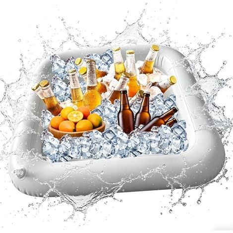 60x60cm Piscine Porte Gobelet,Porte Gobelets Gonflable,Porte Gobelet Flottant Piscine,Boisson Support Gonflable de Boisson Piscine Porte Boisson (1/5)