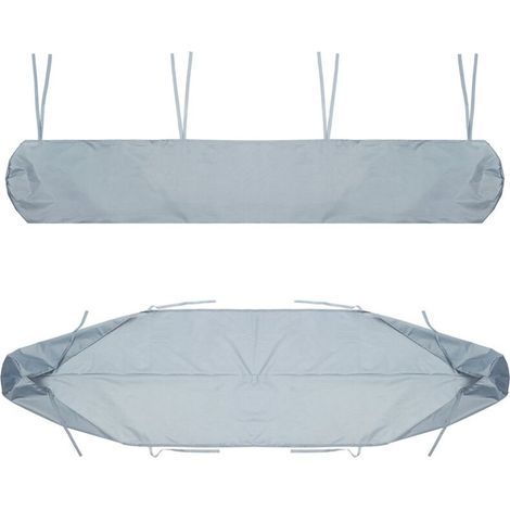 5 m Sac de Protection pour Store Banne(Gris),Housse de Protection Anti-poussière pour auvent de terrasse Noir Housse de Rangement (1/4)