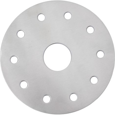 Plaque Diffuseur De Chaleur Plaque Diffuseur De Chaleur Diffuseur De Chaleur En Acier Inoxydable Plaque De Convertisseur De Table De Cuisson À Induction En Acier Inoxydable Disque (Diamètre 12.3CM)