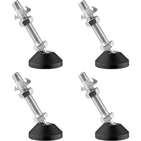 4Pcs M8 Pieds de nivellement avec écrou en T D50M850, Pieds de nivellement filetés réglables, Pieds de nivellement pour Machines Robustes pour établi, équipement mécanique (1/5)