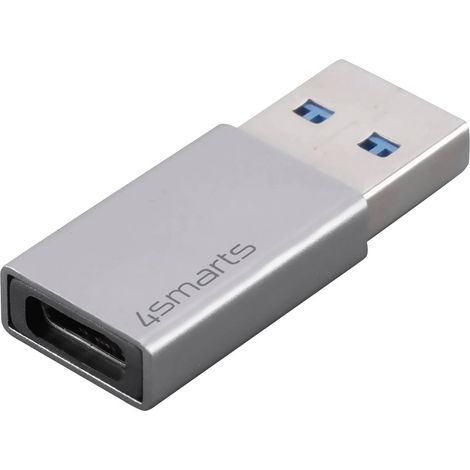 4Smarts USB 3.0 Adaptateur [1x USB 3.0 mâle type A - 1x USB-C® femelle] D007802 (1/3)