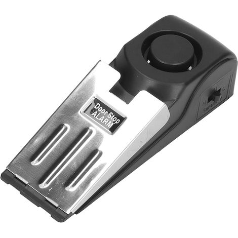 Hoteltürschloss mit Einbruchalarm, Türöffnungsmelder, Türstopper mit Sicherheitsalarm für Zuhause (Batterien nicht enthalten)