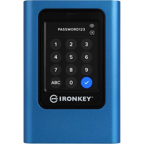 Kingston Technology IronKey Vault Privacy 80 1,92 To Bleu
