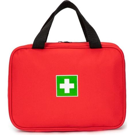 Erste-Hilfe-Tasche leer, rot, Reise-Notfalltasche für Auto, Zuhause, Outdoor