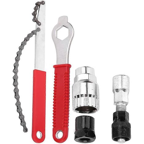 Outil de réparation de vélo G501 - Démonte-support/volant moteur/chaîne/manivelle - Accessoire multifonction pour vélo