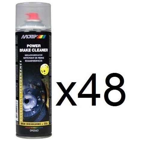 Nettoyant frein aérosol 500ml – Haut pouvoir dissolvant – Jet puissant 360° – Non-conducteur et non-corrosif – Motip