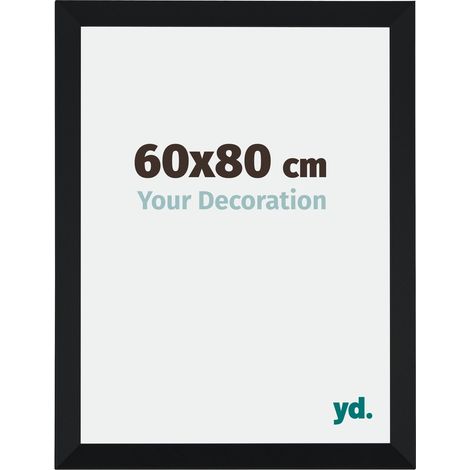 yd. - Cadre photo 60x80 - Noir Mat - MDF - Catania (1/5)
