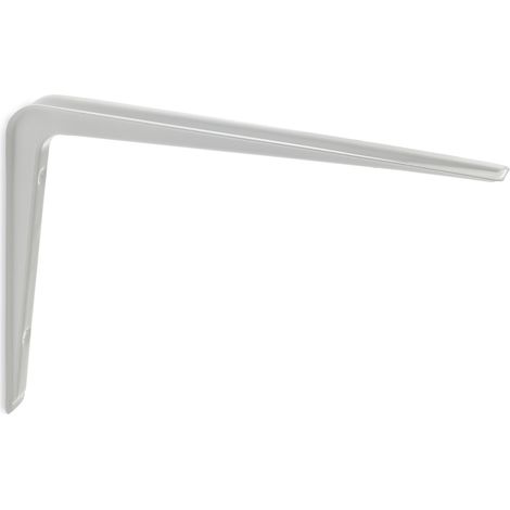 Escuadra para Estantería  Estilo Decorativo  Fabricado en Acero  Acabado en Blanco  Medidas 26192272 mm  Sistema de Fijación Atornillado  1 Unidad -