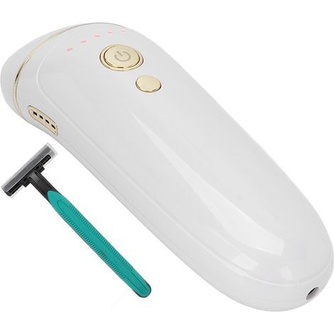 Épilateur IPL portable indolore pour jambes, bras, aisselles, visage et corps - 110‑240V, prise européenne, blanc (1/5)