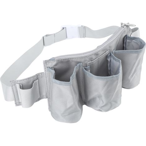 Sac banane étanche, sac banane pour le jardinage, sac banane pour produits nettoyants, gris (1/5)