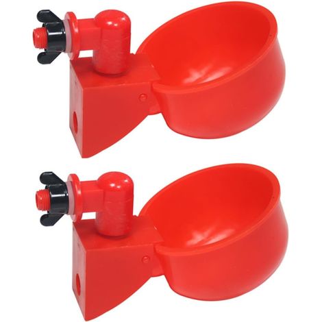 4pièces Distributeur Eau Automatique pour Volaille Plastique De Abreuvoirs pour Poules Pigeons Et Cailles Outil Pratique Et pour Hydratation des Animaux (1/5)