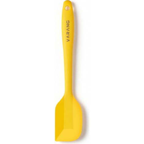 Spatule en silicone petite jaune pour pâtisserie (1/5)