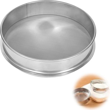 20 CM 150 Mailles Tamis Cuisine Tamis Farine Passoire Inox Cuisine (1/5)
