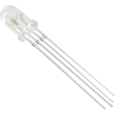 HuiYuan 5039R2G3B2C-ESB LED bedrahtet Rot, Grün, Blau Rund 5 mm 1900 mcd, 2350 mcd, 1850 mcd 45 ° 2