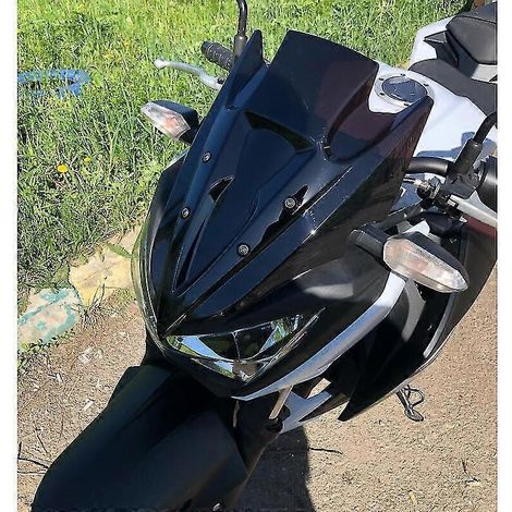 Pare-brise pour Kawasaki Z250 Z300 (2013-2018) - Déflecteurs de pare-brise - Teinte fumée foncée (1/4)