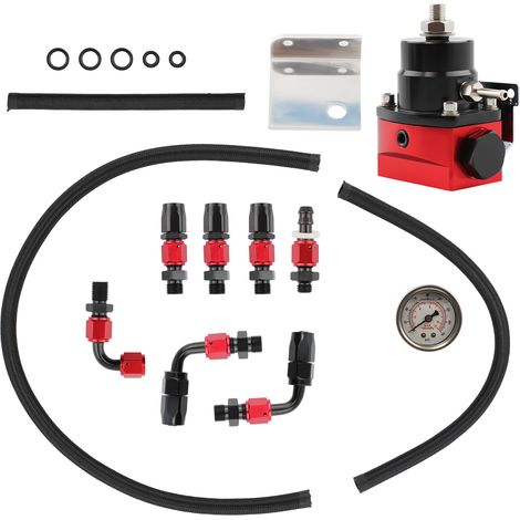 Ajustable Regulador de presión combustible medidor aceite 100psi AN6 300-800 hp (1/5)