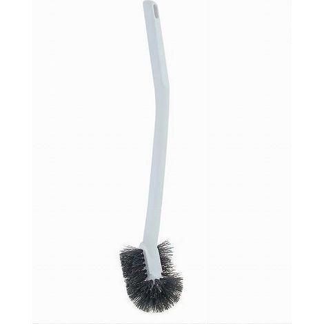 Cleafe - Scopino Spazzola Per Pulizia Wc Bagno In Plastica Manico Lungo Curvo 42 Cm 87621 - (1/2)