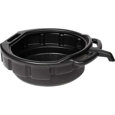 Bac de récupération d'huile moteur usagée de 10 litres pour la vidange d'huile de boîte de vitesses et de carburant (outil de garage pour la réparation et la vidange). (1/5)